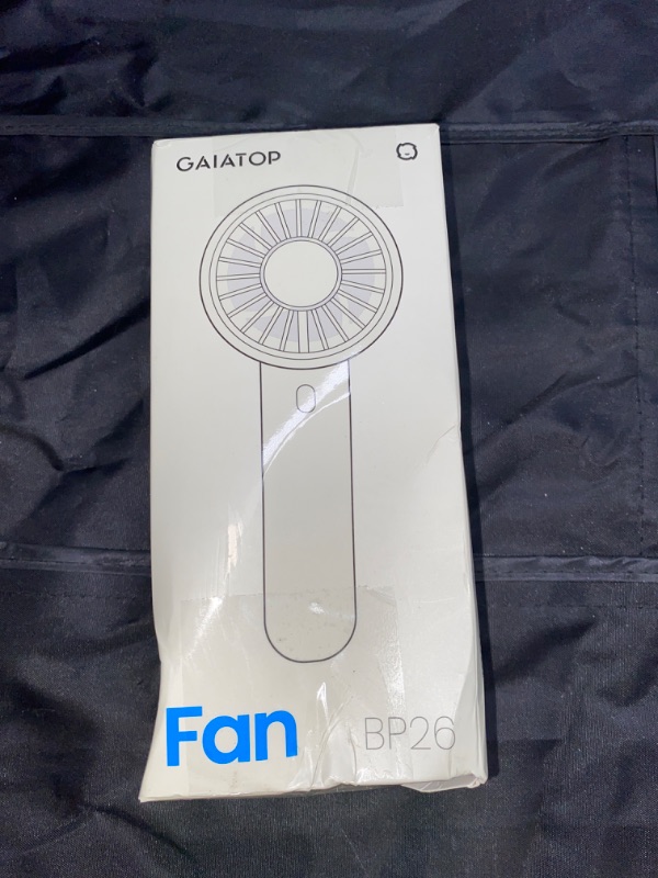 Photo 3 of Gaiatop Mini Portable Fan, Powerful Handheld Fan, Cute Design 3 Speed Personal Small Desk Fan with Base, Lightweight Makeup USB Rechargeable Fan for Stylish Girl Women Travel Indoor Outdoor Pink MISSING CHARGER***
