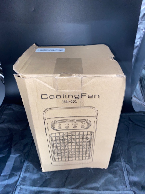 Photo 1 of Portable Air Conditioners 800ml Water Tank 7-Color Night Light 3-Speeds 3-Level Humidify 2-8H Timer Quiet and Powerful USB Powered Mini Evaporative Air Cooler for Room Car Bedroom Desk USED**

