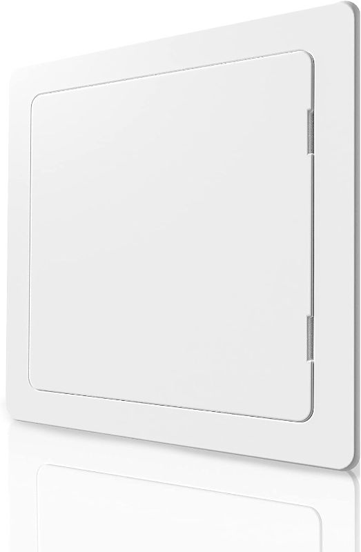 Photo 1 of Access Panel for Drywall - 18 x 18 inch - Wall Hole Cover - Access Door - Plumbing Access Panel for Drywall - Heavy Durable Plastic White
