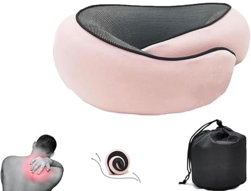 Photo 1 of 2024 New Neck Pillow, Wander Plus Travel Neck Pillow, Aircraft Memory Foam Travel Neck Pillow (Pink), OPZ-416 UPC-749799937929
