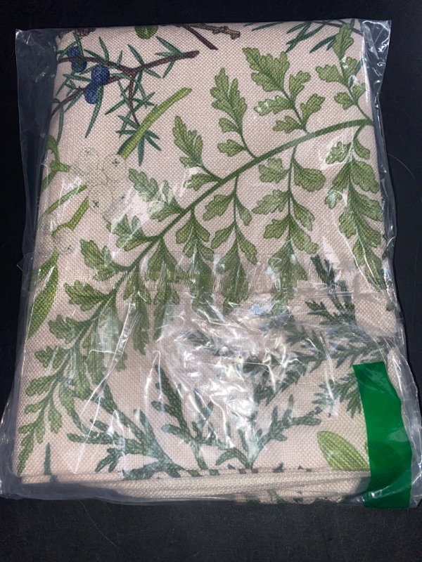 Photo 2 of Green Plant Pillow Covers 18X18 Inch Sage Green Botanical Fern Leaf Decorative Pillow Cases Spring Summer Vintage Floral Throw Pillows Set of 2 Farmhouse Home Decor for Living Room Couch Outdoor NEW WITHOUT TAGS**
