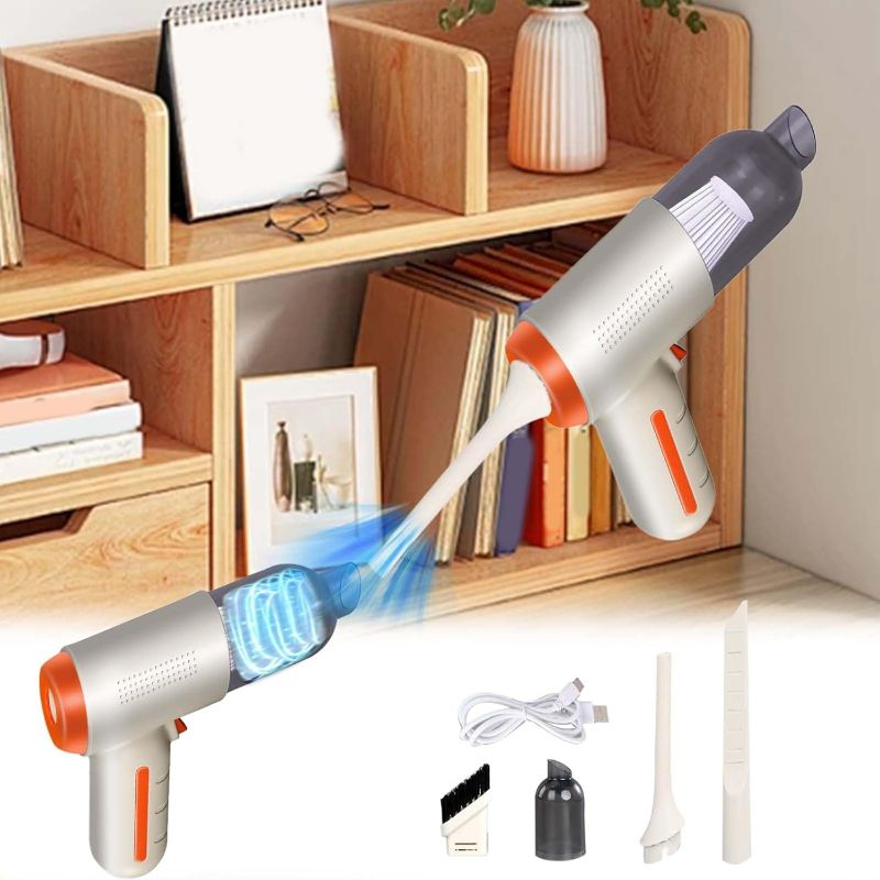 Photo 1 of BLACK Mini Vacuum Cleaner Car Vacuum Small Handheld Vacuums USB Charging Portable Vacuum Cleaner for Car Handheld Car Vacuum Cleaner Prime Big Deals Days, 
