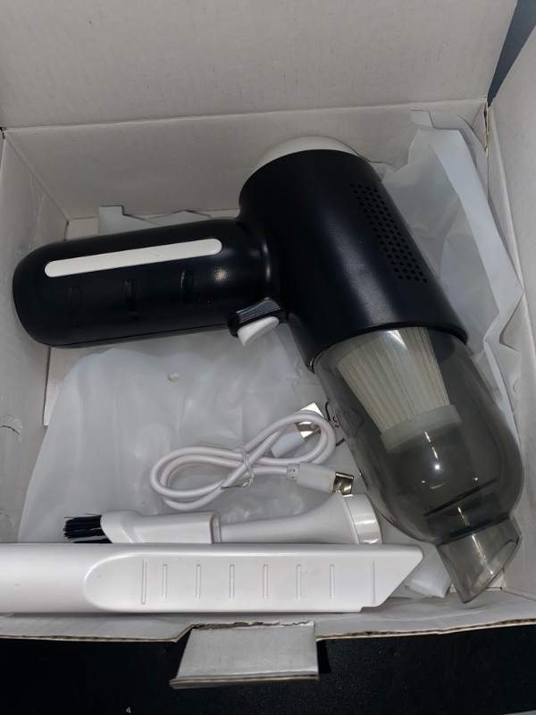 Photo 1 of Mini Vacuum Cleaner Car Vacuum Small Handheld Vacuums USB Charging Portable Vacuum Cleaner for Car Handheld Car Vacuum Cleaner Prime Big Deals Days, White
