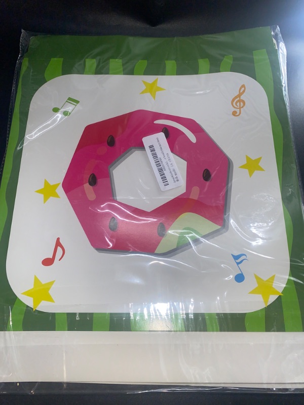 Photo 1 of Cartoon Melon 2nd Birthday Balloon Boxes Party Supplies Decorations, 3pcs Watermelon One In A Melon Theme Party Gift Boxes Blocks Decor with TWO Cake Smash Backdrop
