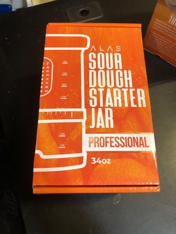 Photo 1 of Alas Sourdough Starter Kit, Pro 34 OZ Sourdough Starter Jar, Sourdough Jar, Sourdough Starter Jar Glass, Sour Dough, Premium Starter Jar, Sourdough Supplies.
