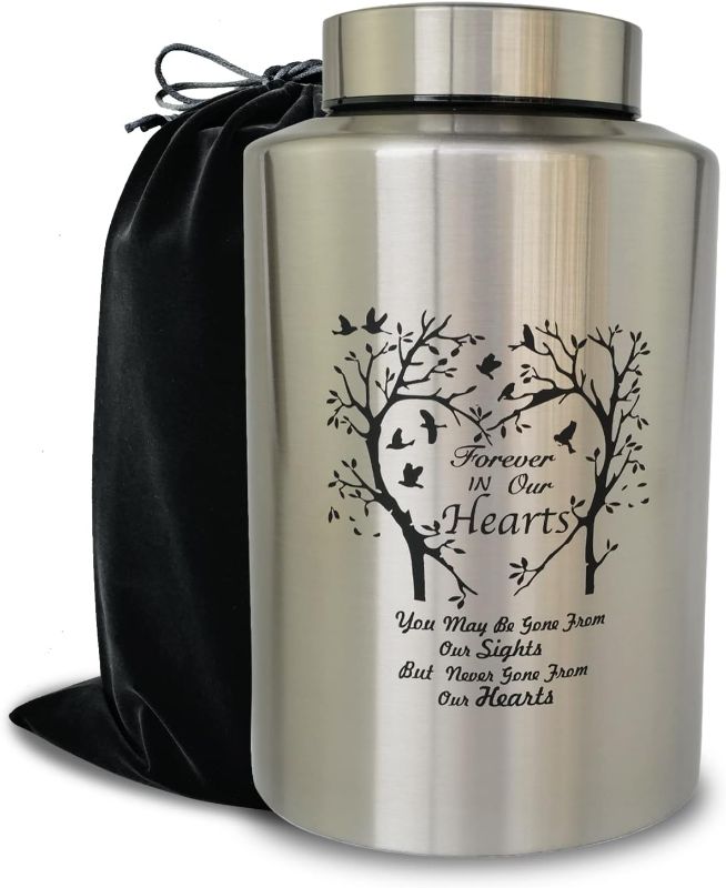 Photo 1 of  Urns for Adult Male Female Ashes, Decorative Cremation Urn for Human Ashes(Tree of Love)