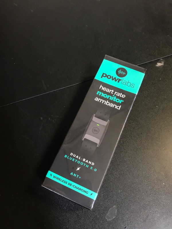 Photo 1 of Powr Labs Bluetooth Heart Rate Monitor Armband - ANT Heart Rate Monitor, Armband Heart Rate Monitor For Wrist Bluetooth Wrist Heart Rate Monitor Works with Peloton Polar Wahoo Whoop Strava Garmin Apps (FACTORY SEALED)
