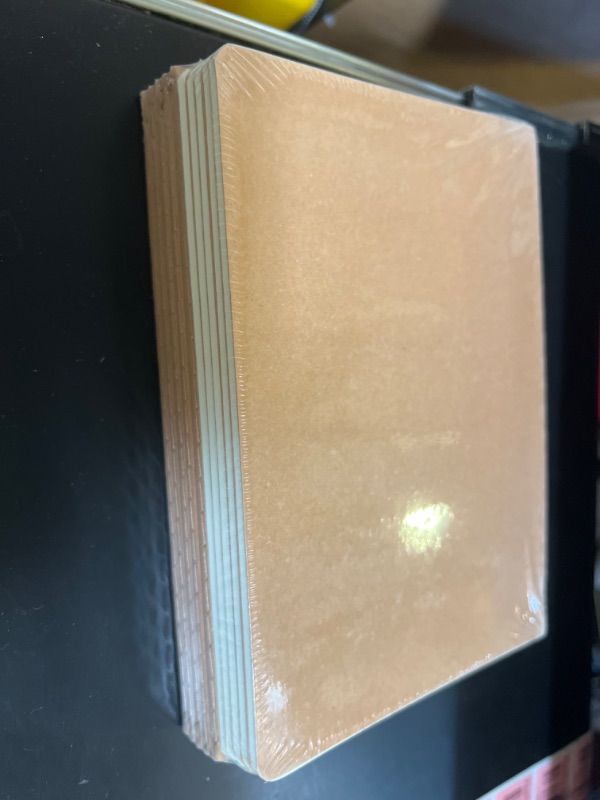 Photo 1 of 10 Pack A5 Kraft Notebooks 60 Pages Ruled Lined Journals Notebooks Soft Cover Kraft Composition Notepad Travel Diary Journals Memo for Girls, Students, Office, School Supplies (Kraft Color) Kraft Color A5