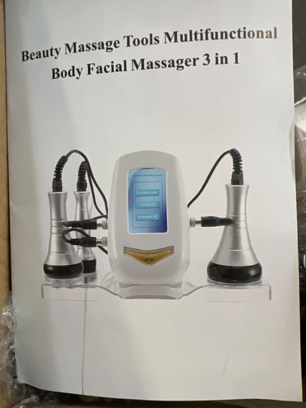 Photo 3 of .Beauty Massage Tools Multifunctional
Body Facial Massager 3 in 1