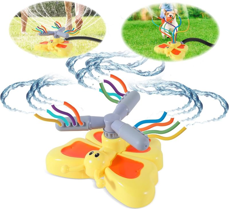 Photo 1 of 
Water Sprinkler for Kids,Dothfolle Kids Sprinklers for Yard Outdoor Activities Summer Outside Toys Backyard Games Attaches to Garden Hose Splashing Toys for...