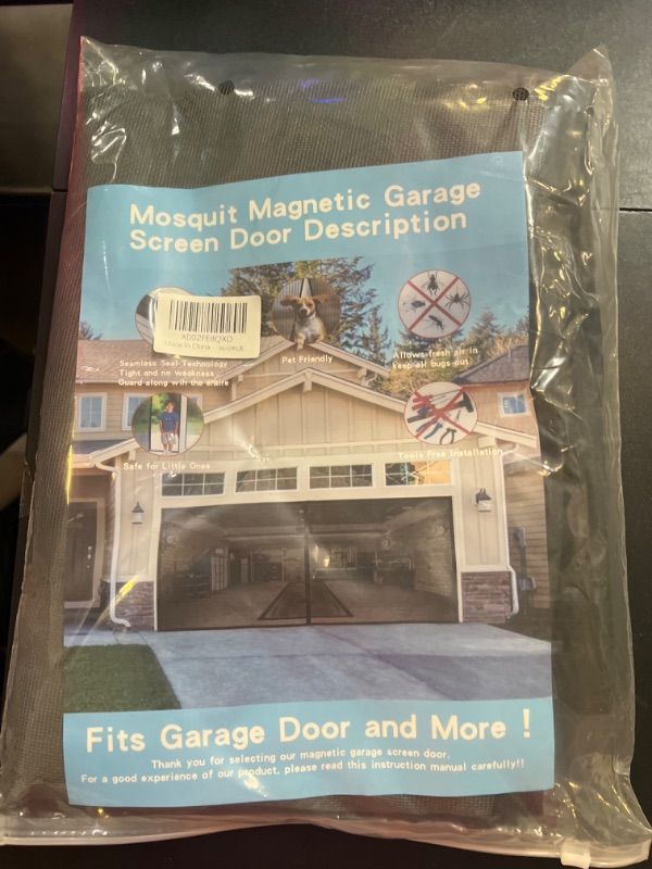 Photo 1 of  Magnetic Garage Door Decoration Kit Include Faux Windows Hinges and Handles Black  96 x 245 