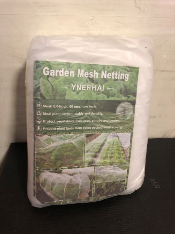 Photo 2 of 10 * 50FT Garden Mesh Netting Barrier, Ultra Fine Plant Netting for Garden Protection, Garden Net Fruit Tree Netting for Vegetable Blueberry Bushes Live Plant Row Cover Screen Protection