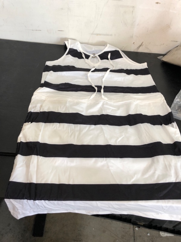 Photo 1 of Black/White stripe sundress