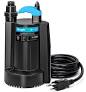 Photo 1 of 1/3 HP Automatic Water Pump, 2250GPH Submersible Utility Pump with 3/4” Garden Hose Check Valve Adapter Portable Electric Sump Pump Removal for Pool Draining Basement Hot Tubs Garden UTL-336PE