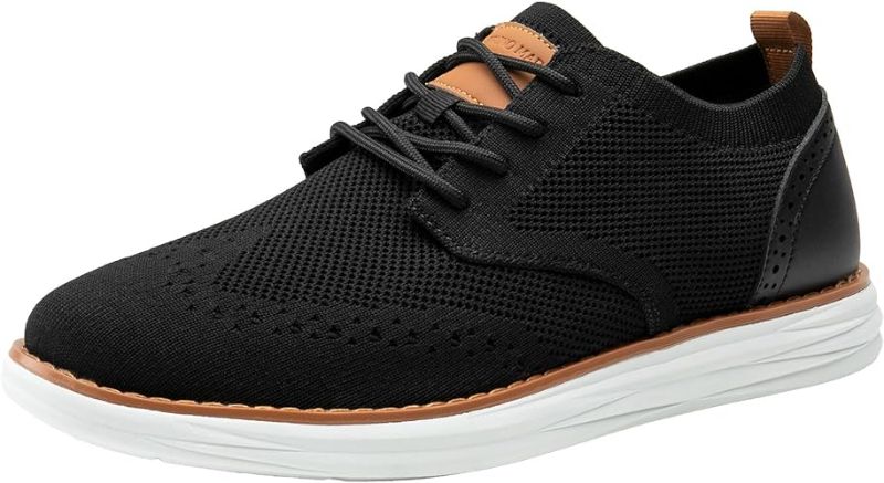 Photo 1 of Size 9 Men's KnitFlex Craft Mesh Oxfords Sneakers Casual Dress Lace-Up Lightweight Walking Shoes