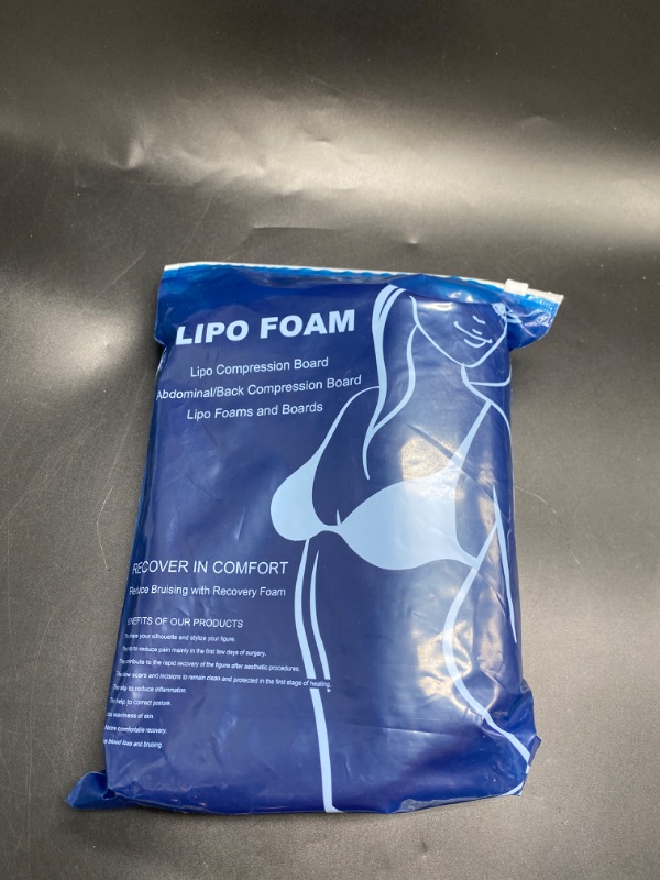 Photo 3 of Abdominal Board 360 Lipo Foam Ab Board Post Surgery Liposuction Waist Belly Wrap Board for Lipo Recovery (One Size, Black)