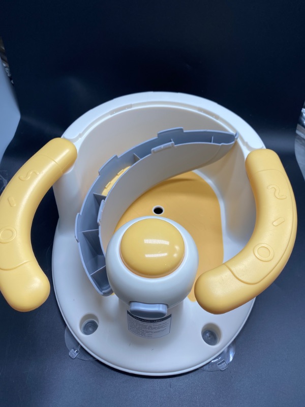 Photo 2 of Baby Bath Seat 6 Months & up, Bath Seat for Baby, Infant Bath Seat with Suction Cups, Non-Slip, Detachable,Yellow