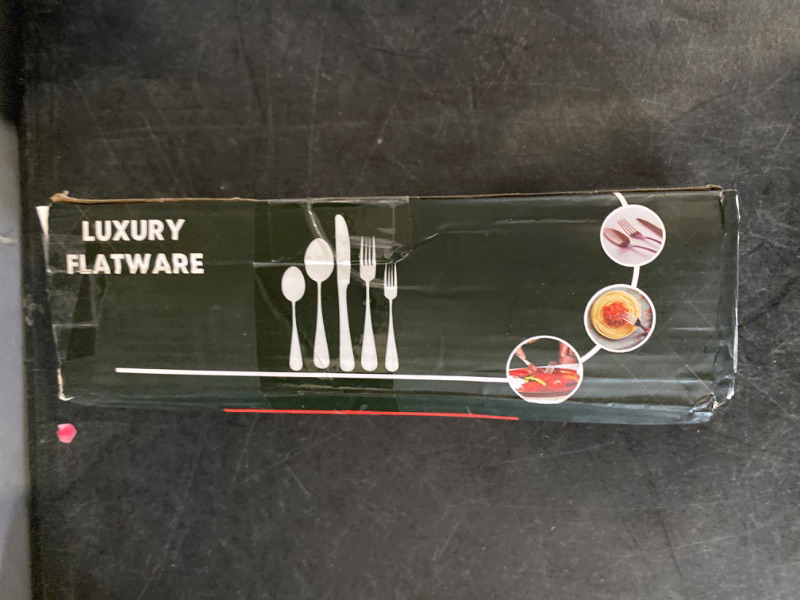 Photo 1 of 20-Piece Black & Gold Silverware Set, 18/0 Stainless Steel Colorful Handle Flatware Set, Service for 4, Modern Cutlery Set Includes Dinner Knives Forks Spoons, Mirror Polished, Dishwasher Safe