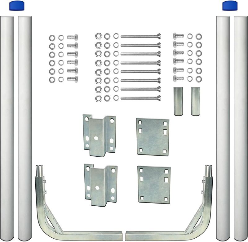 Photo 1 of Parts Only - Boat Trailer Guides 31"-48" Adjustable Design, Boat Trailer Guides Poles Kits Heavy Duty 2PCS Steel Trailer Guide Poles, for Your Ski Boat,Fishing Boat or Sailboat Trailer,More Rust-Prevention