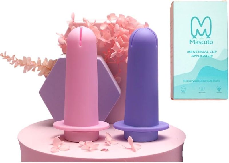 Photo 1 of Menstrual Cup Applicator, Effortless and Comfortable Insertion, Reusable and Compatible with Most Menstrual Cups, for Teenagers or Beginners (Must be Used with Lubricant)