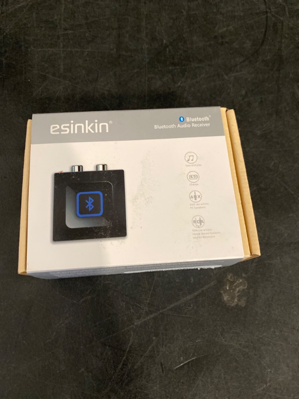 Photo 3 of esinkin Wireless Audio Receiver for Music Streaming Sound System Works with Smart Phones, Tablets and Car, Wireless Adapter for Speakers