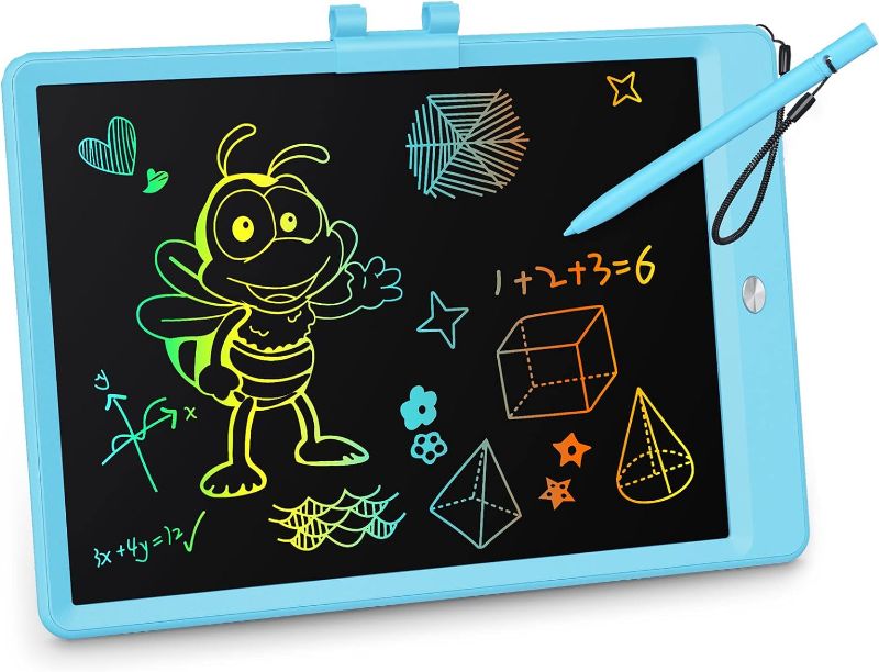 Photo 1 of KOKODI LCD Writing Tablet, 10 Inch Colorful Toddler Doodle Board Drawing Tablet, Erasable Reusable Electronic Drawing Pads, Educational and Learning Toy for 3-6 Years Old Boy and Girls