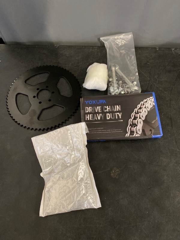 Photo 2 of #35 Chain 140 Links Mini Bike Rear Sprocket 65 Tooth for Coleman CT100U CC100X Trail 100 Baja Doodle Bug Blitz Dirt Bug Racer DB30 Predator 97cc 100cc 2.5hp Mini Bike Go Kart Powersports Parts