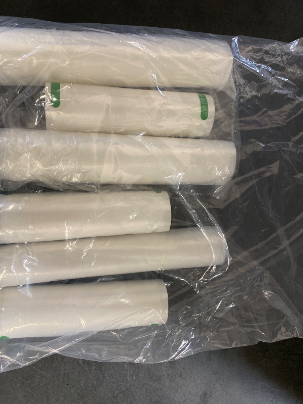 Photo 2 of 6 Pack 8"x20'(3Rolls) and 11"x20'(3Rolls) Vacuum Sealer Bags Rolls with Commercial Grade,BPA Free,Heavy Duty,Great for Food Vac Storage or Sous Vide Cooking