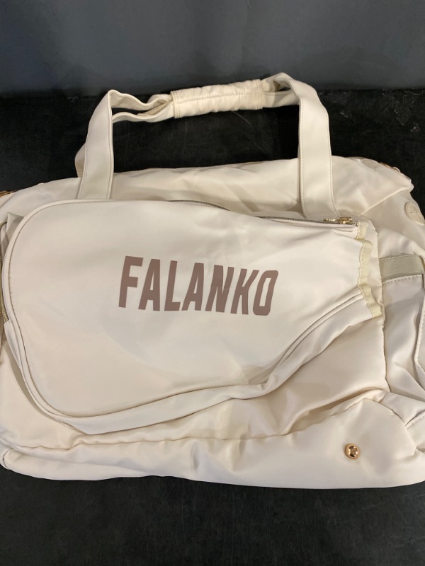 Photo 2 of FALANKO Pickleball Bag,Pickleball Paddle Bag for Women Men,Pickleball Tote Bag with Shoe Compartment for gym, travel