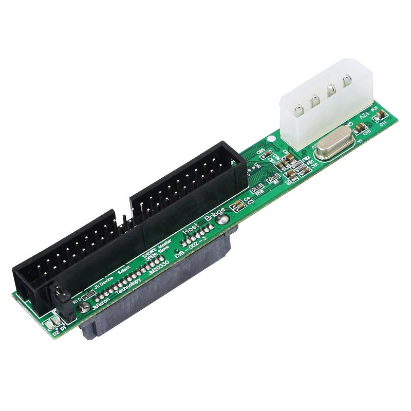 Photo 1 of CERRXIAN SATA Female to 40 pin Male 3.5 inch IDE Adapter for PC to SATA Hard Drive Interface