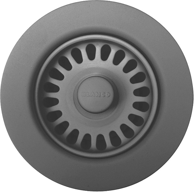 Photo 1 of BLANCO, Metallic Gray 442228 SILGRANIT-Matched Kitchen Drain Basket Strainer, 3.5"