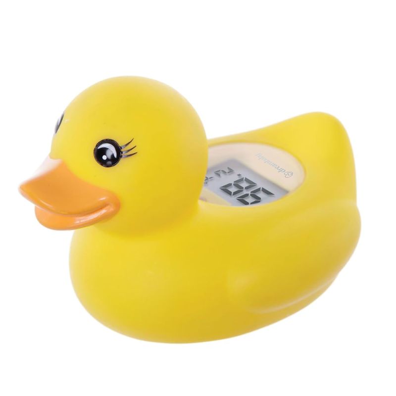 Photo 1 of Dreambaby Duck Baby Bath Thermometer - Instant Read Digital Thermometer for Water and Room Temperature - Floating Baby Bath Toy - Newborn Must-Have