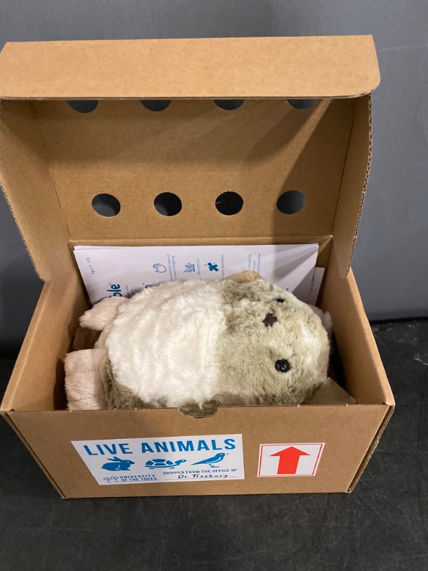 Photo 1 of Calming Toy Companion with Dynamic Heartbeat and Soothing Purr - Interactive Plush Companion for All Ages - Stuffed Animal Doll for Emotion Regulation - Cuddle and Pet Plushies