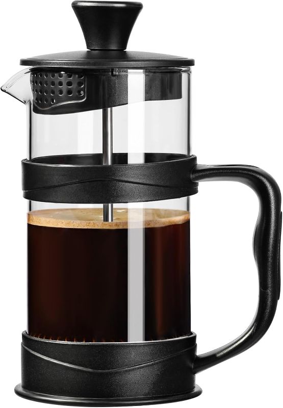 Photo 2 of French Press Coffee Maker, Coffee Press of 18/8 Stainless Steel Filter 11.8 OZ, Mini Camping French Press for Travel& Home Gift(Black)
&&
8 Pcs Brick Wall Hooks No Drill Wall Clips Brick Wall Picture Hangers Outdoor Hanging Clips Outside Light Clips Mount