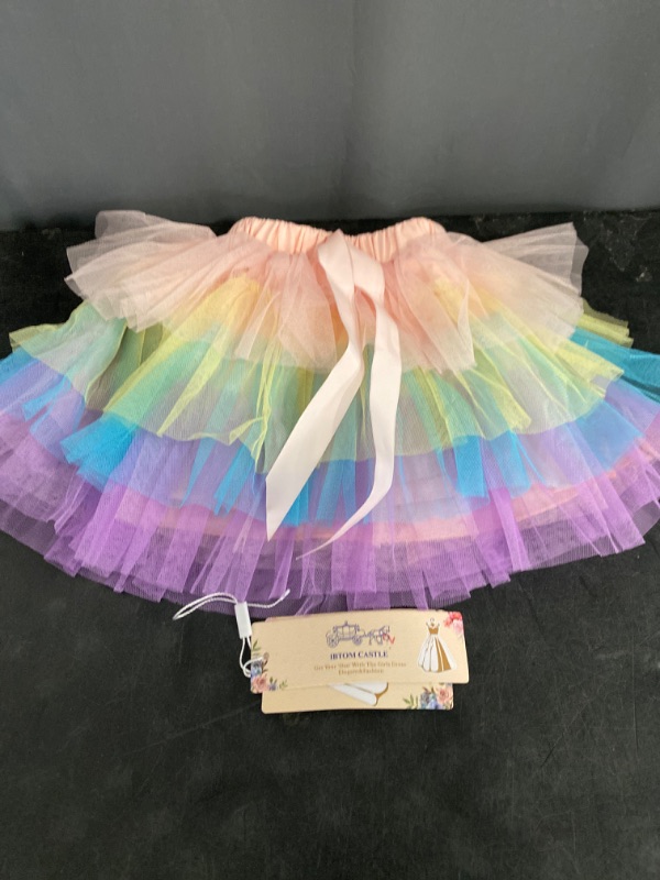 Photo 2 of Baby Girls Tutu Skirt Headband Set Toddler Ruffle Tulle Diaper Covers 6-24 Month