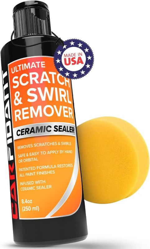 Photo 1 of Carfidant Scratch and Swirl Remover - Car Scratch Remover for Paint Scratches - Polishing Compound for Cars Kit with Buffer Pad