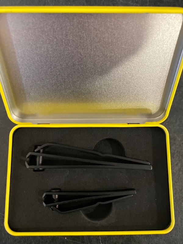 Photo 2 of HAWATOUR Nail Clippers Set, Ultra Sharp Sturdy Fingernail and Toenail Clipper Cutters with Visibly Tin Case, Black