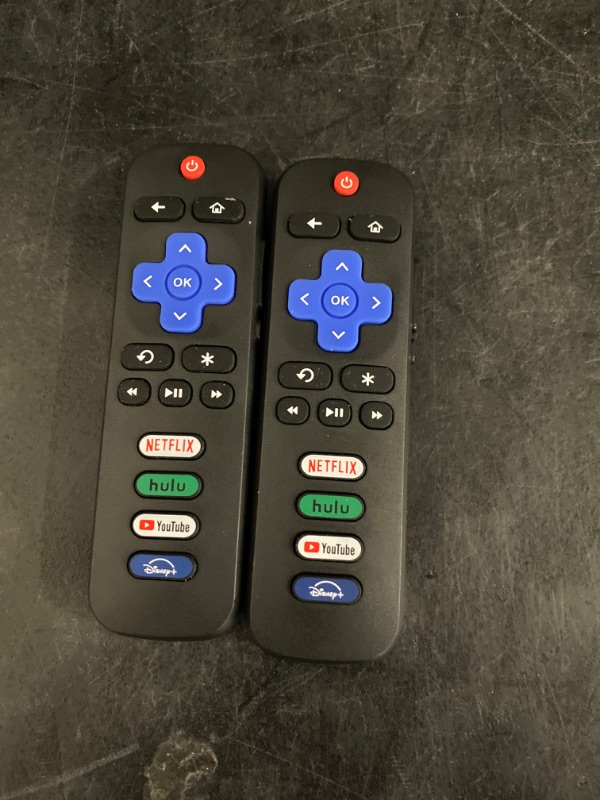 Photo 2 of (Pack of 2) Replacement Remote Control Only for Roku TV, Compatible for TCL Roku/Hisense Roku/Onn Roku/Philips Roku Smart TVs(Not for Stick and Box)