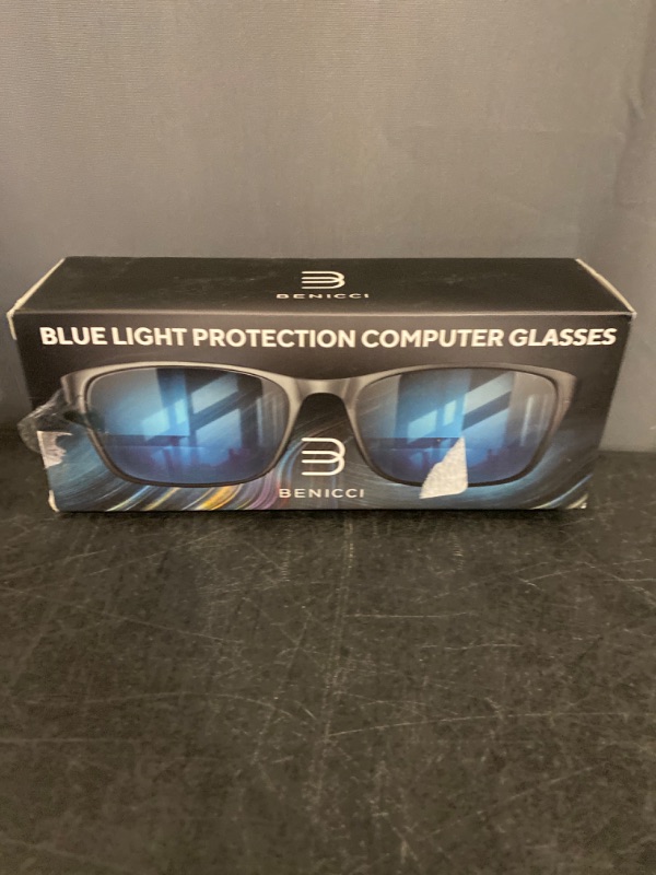 Photo 3 of Stylish Blue Light Blocking Glasses for Women or Men - Ease Computer and Digital Eye Strain, Dry Eyes, Headaches and Blurry Vision - Instantly Blocks Glare from Computers and Phone Screens w/Case