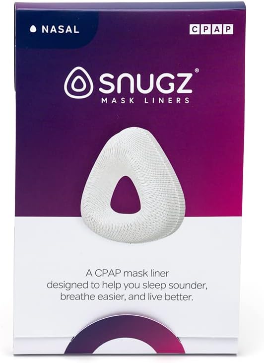 Photo 1 of Snugz Nasal Mask Liners: Machine Washable, One-Size-Fits-Most NASAL CPAP Mask Liners, Pack of 2 Lasts 90 Days