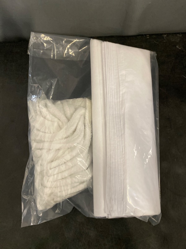 Photo 4 of Hair Nets for Food Service Workers, 50PCS Hair Net, Hairnets for Foodservice, Kitchen Hair Nets for Women Men Cooking, Non-woven Bouffant Caps, Disposable Hair Cap Hair Cover, White, 21 Inch
&&
120 Sheets Gift Wrap Tissue Paper, White Tissue Paper Bulk In