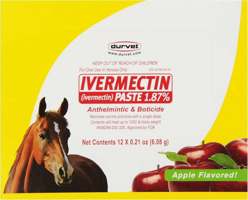 Photo 1 of Durvet 12-Pack Ivermectin Dewormer Paste for Horses