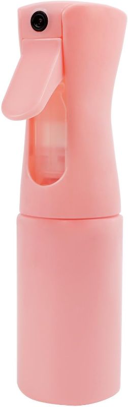 Photo 1 of Spray Bottles Continuous Water Sprayer for Hair Reusable Beauty Spray Bottle For Hairstyling, Cleaning, Salon, Plants, Scents & More (1Pcs Pink 5OZ)