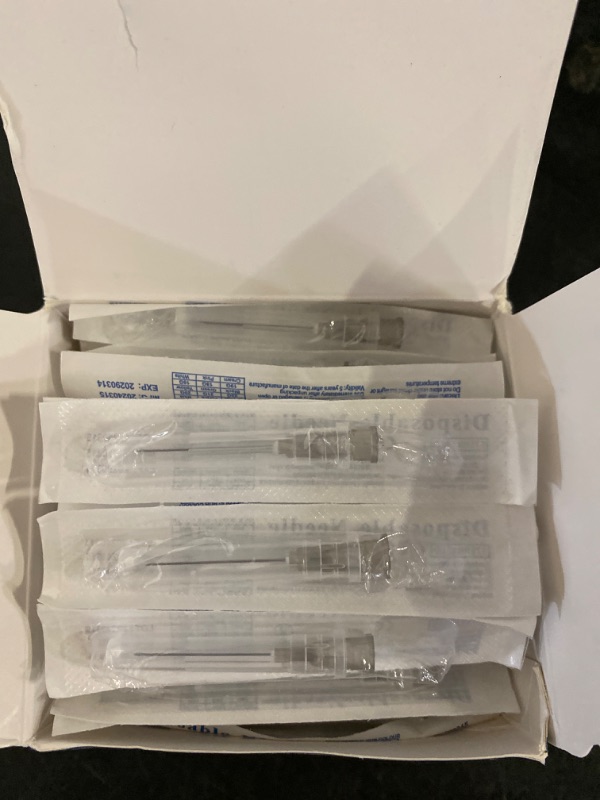 Photo 2 of 27 Gauge 1 Inch Needle,100 PCS Luer Lock Industrial Dispensing Accessories Needles,Individually Wrapped