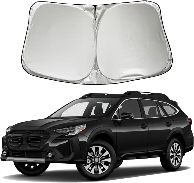 Photo 1 of Car Windshield Sun Shade Sunshade Compatible with Subaru Outback 2025 2024-2020 Forester 2025 2024 2023-2014 Base Premium Limited Touring Sport SUV Accessories, Car Front Window Sun Shield