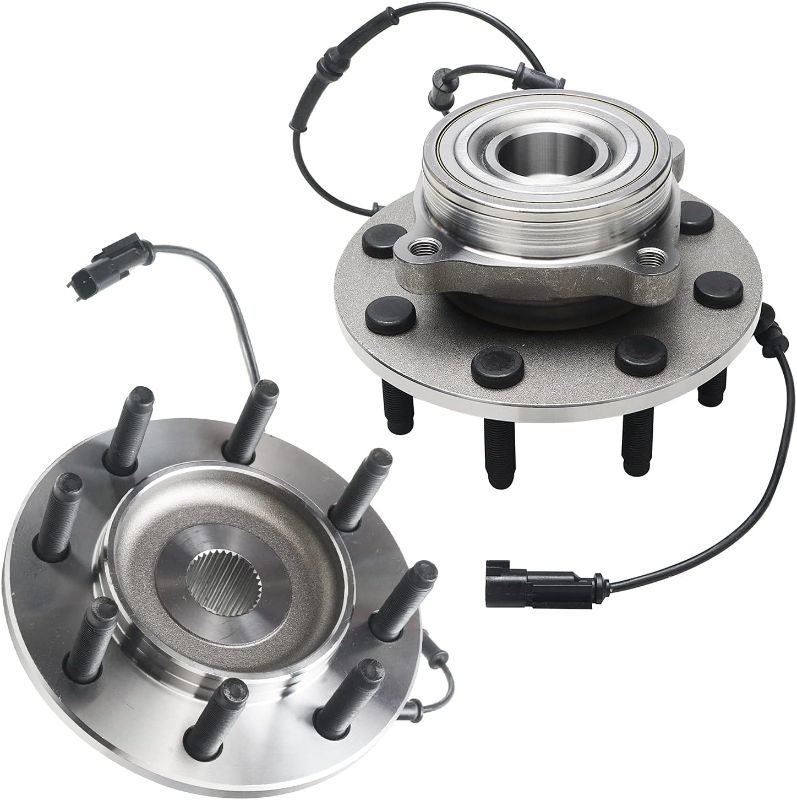 Photo 1 of Detroit Axle - 4WD Front Wheel Bearing Hubs for 2006-2008 Dodge Ram 2500 3500 [8-Lug Wheel Models], 2007 Wheel Bearing and Hubs Assembly Replacement