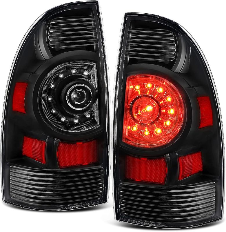 Photo 1 of LED Tail Light Rear Brake Lamp Compatible With 05-15 Tacoma 2005 2006 2007 2008 2009 2010 2011 2012 2013 2014 2015 Toyota Tacoma Driver Side And Passenger Side