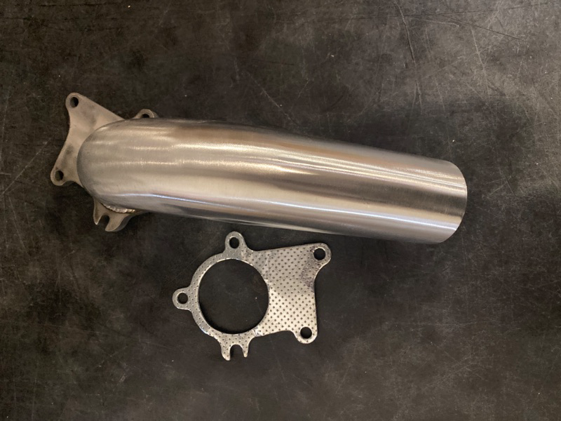 Photo 2 of T3 T4 Stainless Steel 2.5" TIG welded Downpipe w/Gasket universal Fabrication SS