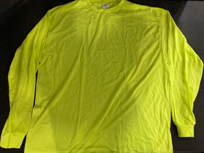 Photo 2 of 2XL Men's Dri-Power Cotton Blend Long Sleeve Tees, Moisture Wicking, Odor Protection, UPF 30+