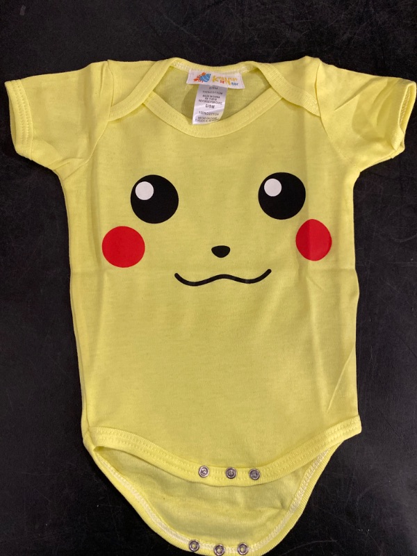 Photo 1 of 0/6 Month Pikachu Baby Onesie Yellow 